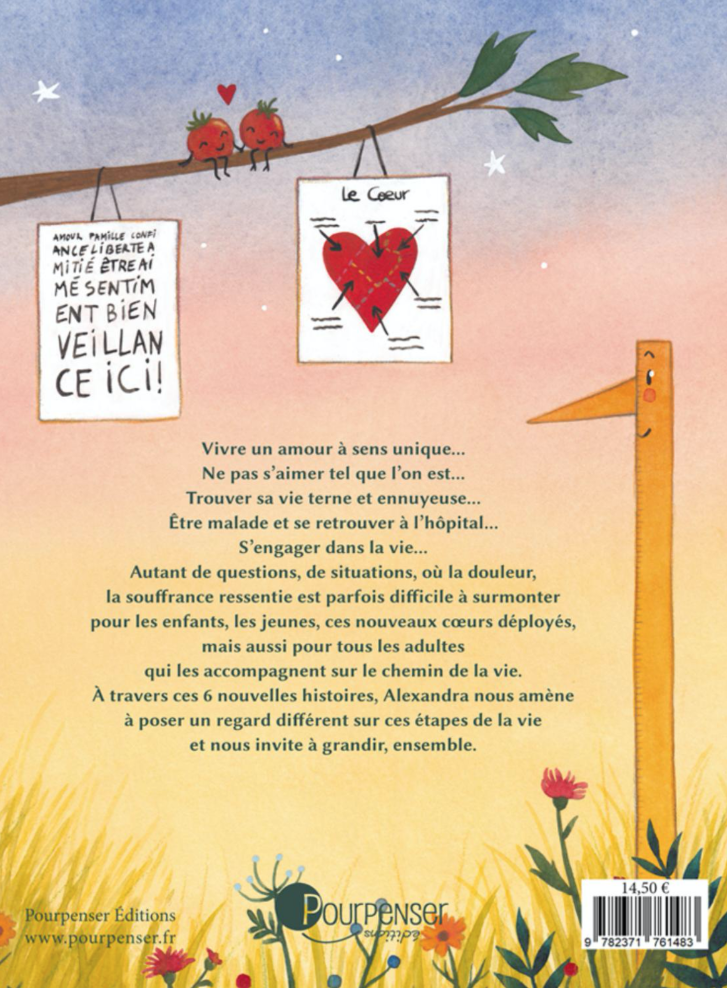le panse-coeur, livre illustré sur les douleurs, pour enfants Pour